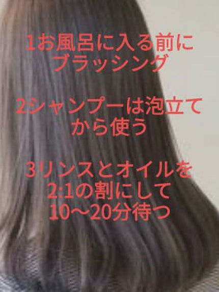 オイルインシャンプー/オイルインコンディショナー(スムース&リペア)/ディアボーテ/市販シャンプーを使ったクチコミ(2枚目)