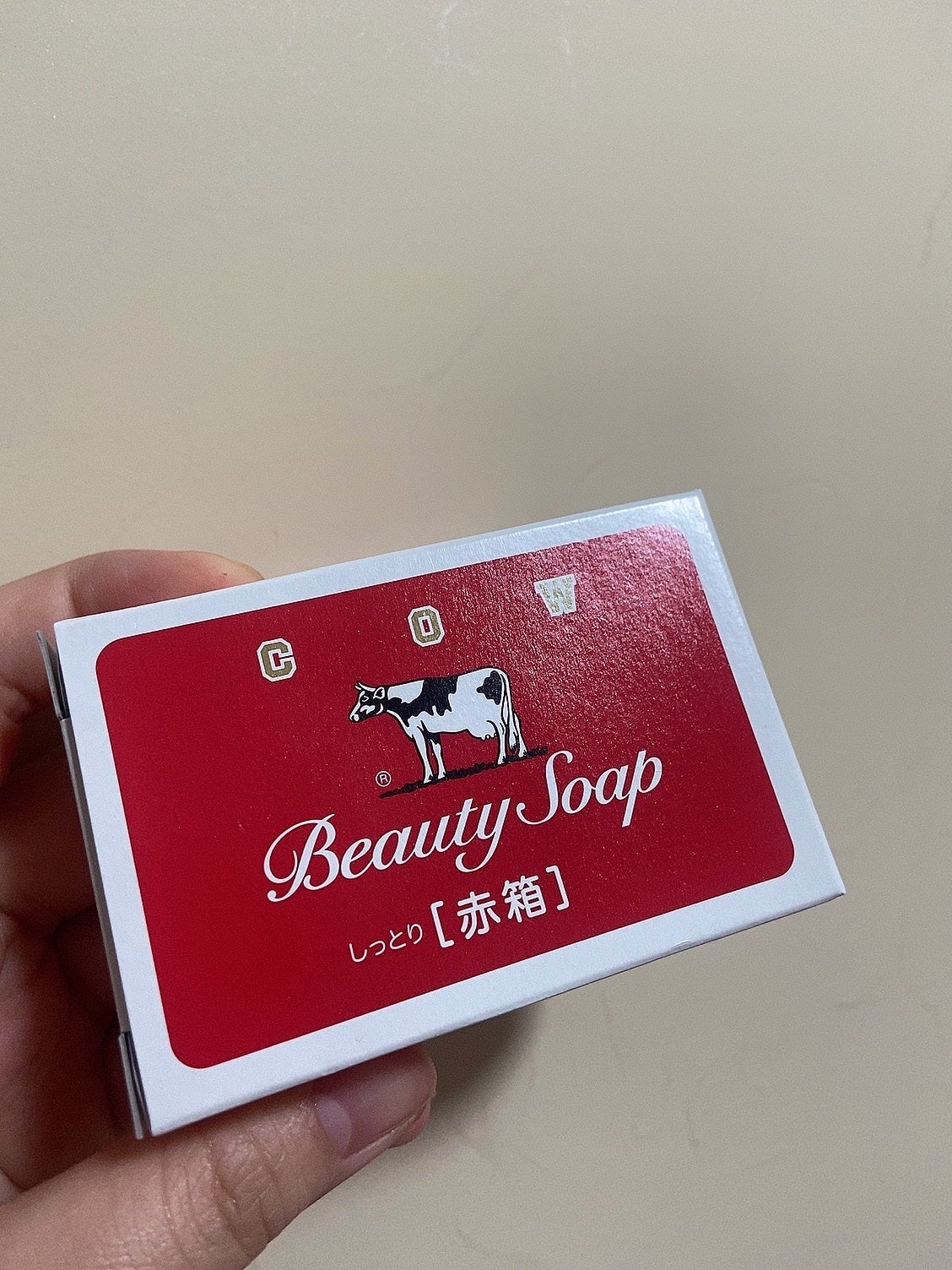 赤箱 (しっとり)/カウブランド/洗顔石鹸を使ったクチコミ(1枚目)