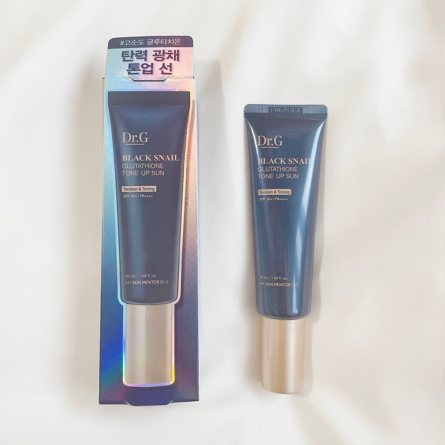 ブラックスネイルグルタチオントーンアップサン/Dr.G/日焼け止めクリームを使ったクチコミ(1枚目)