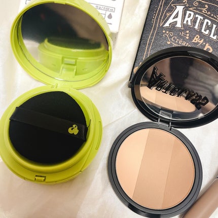 サテンウエアヘルシーグリーンクッション 23W BISQUE ビスク/unleashia/クッションファンデーションを使ったクチコミ(2枚目)