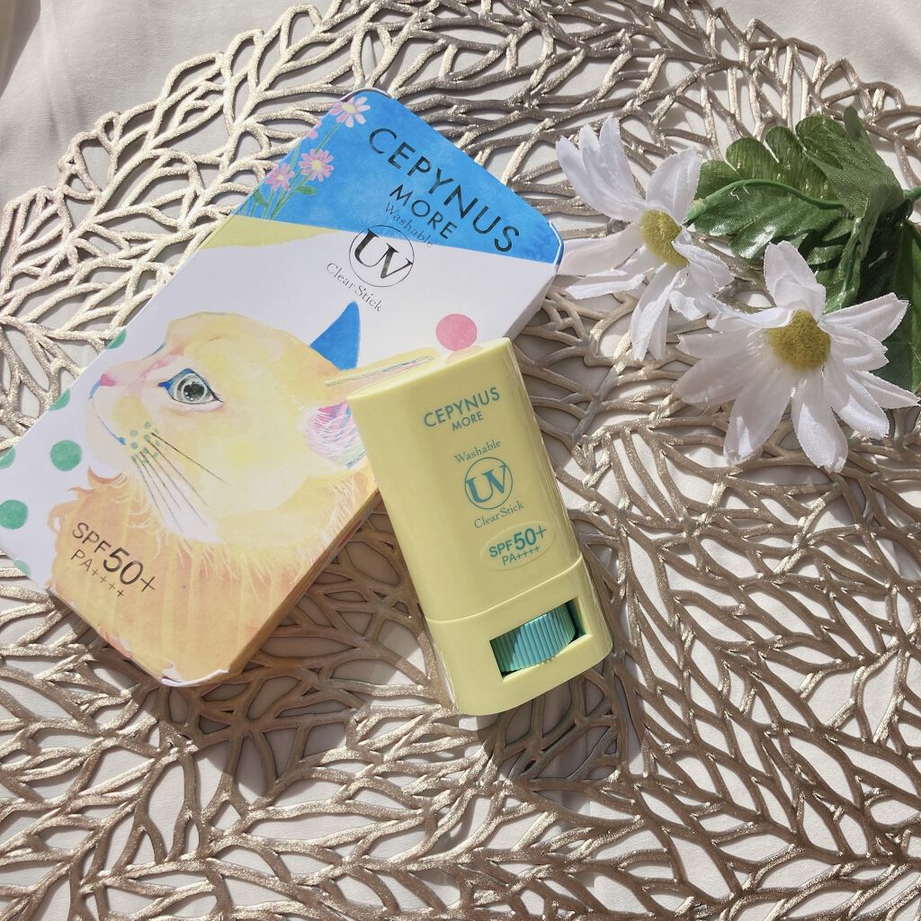 ウォッシャブル UV クリアスティック/CEPYNUS MORE(セピナス モア)/日焼け止めスティックを使ったクチコミ（2枚目）