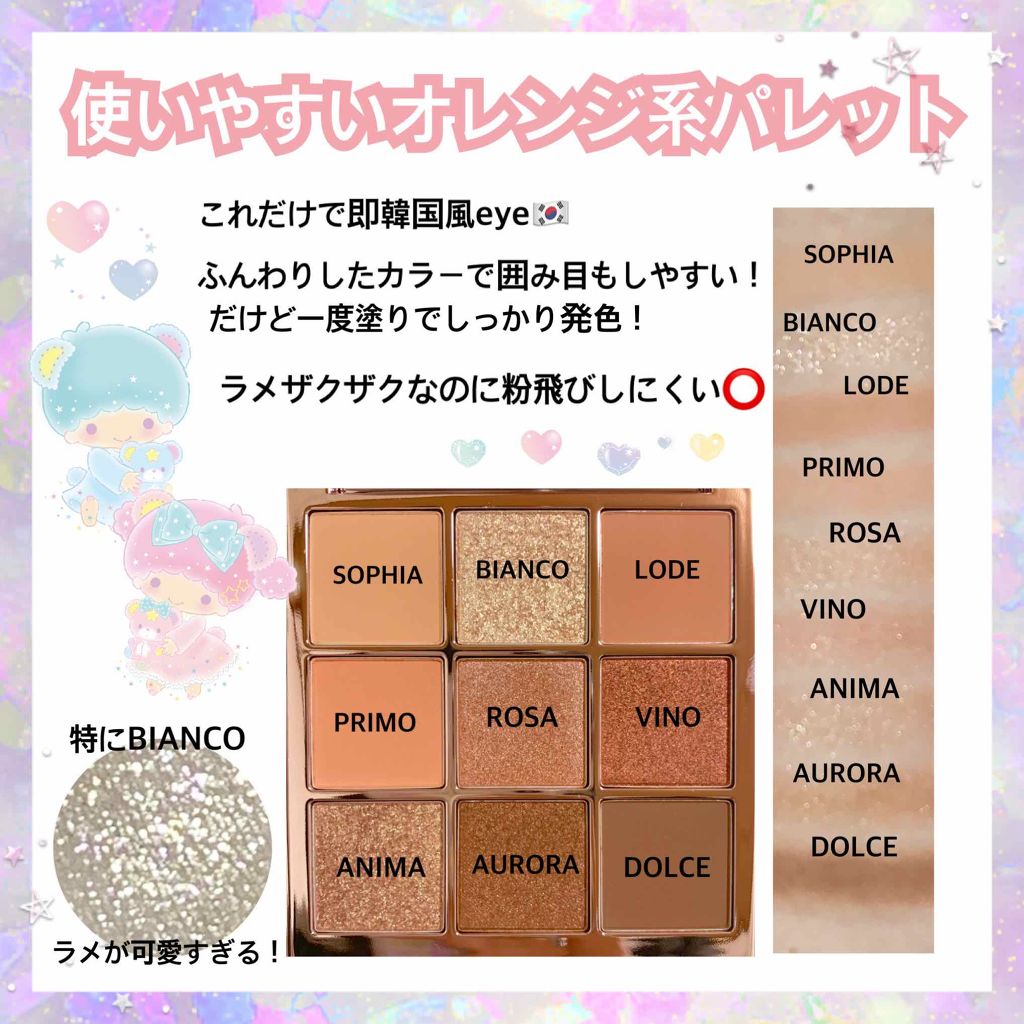 The Bella collection eyeshadow palette/CELEFIT/アイシャドウパレットを使ったクチコミ（2枚目）