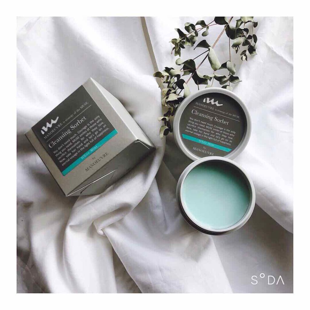 マヌーブル クレンジングソルベ ホワイトミント/MANOEUVRE(マヌーブル)/クレンジングバームを使ったクチコミ(1枚目)