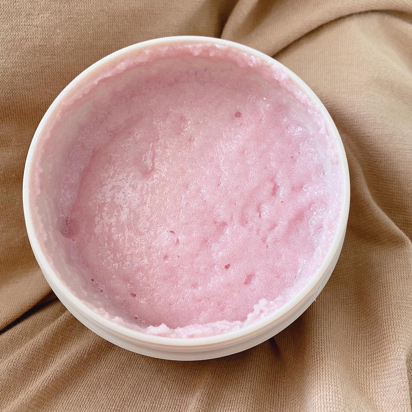 Q+Me スウィート ボム タラソ スクラブ/AGARISM/バスト・ヒップケアを使ったクチコミ(2枚目)