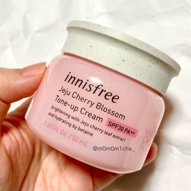 チェリーブロッサム トーンアップ クリーム UV/innisfree/フェイスクリームを使ったクチコミ（3枚目）