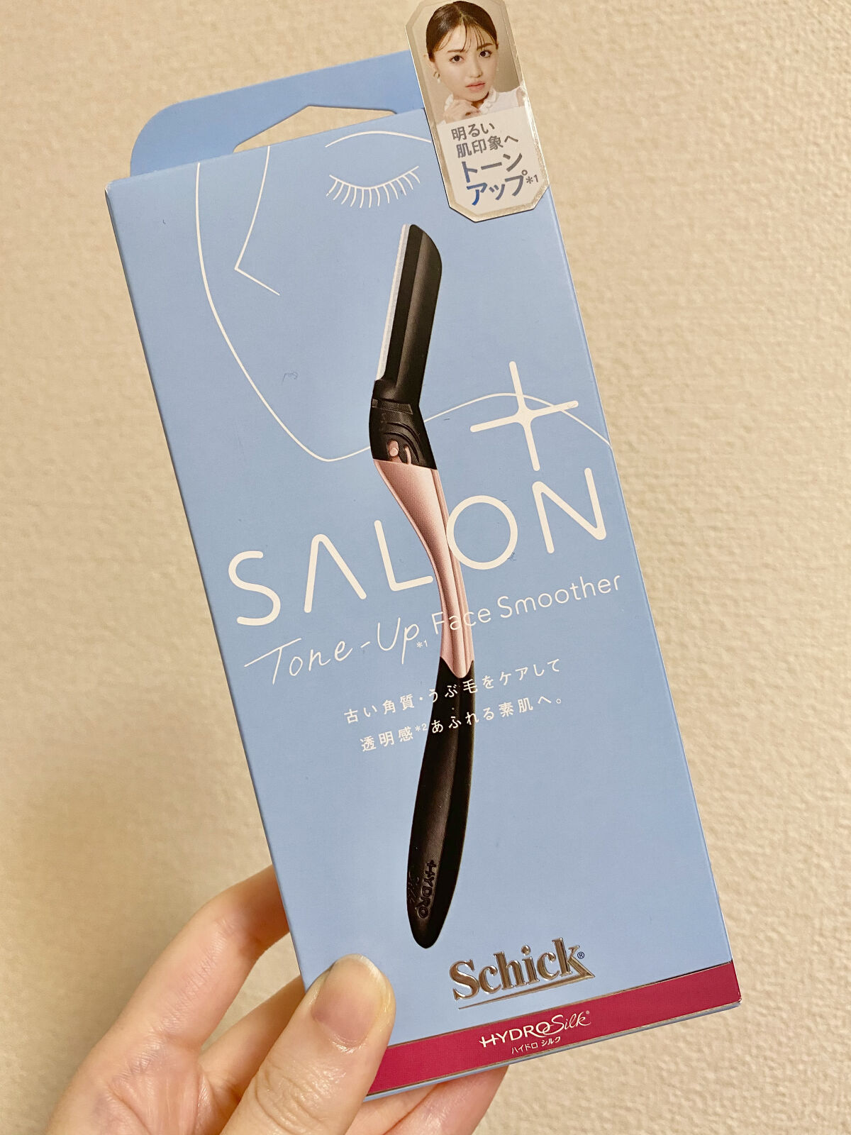 サロンプラス トーンアップ フェイススムーサー ホルダー（刃付き）/サロンプラス/シェーバーを使ったクチコミ（1枚目）