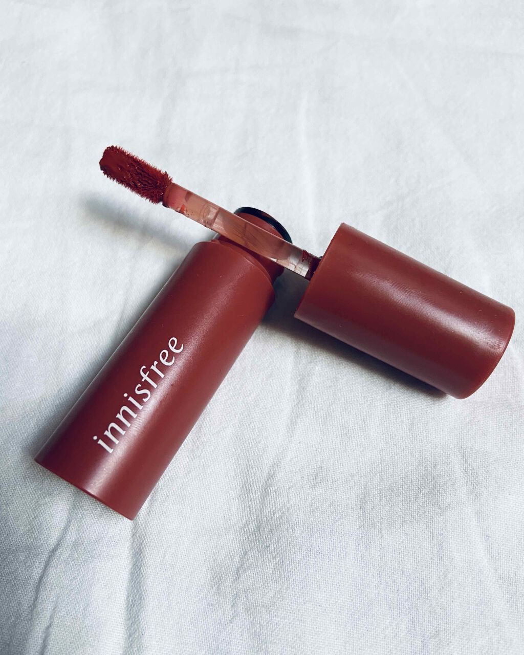 ビビッドコットン インクティント 12/innisfree/口紅を使ったクチコミ（2枚目）