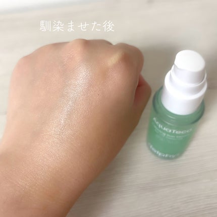 AquaTeca calming sun serum/Delphyr/日焼け止めローションを使ったクチコミ(4枚目)