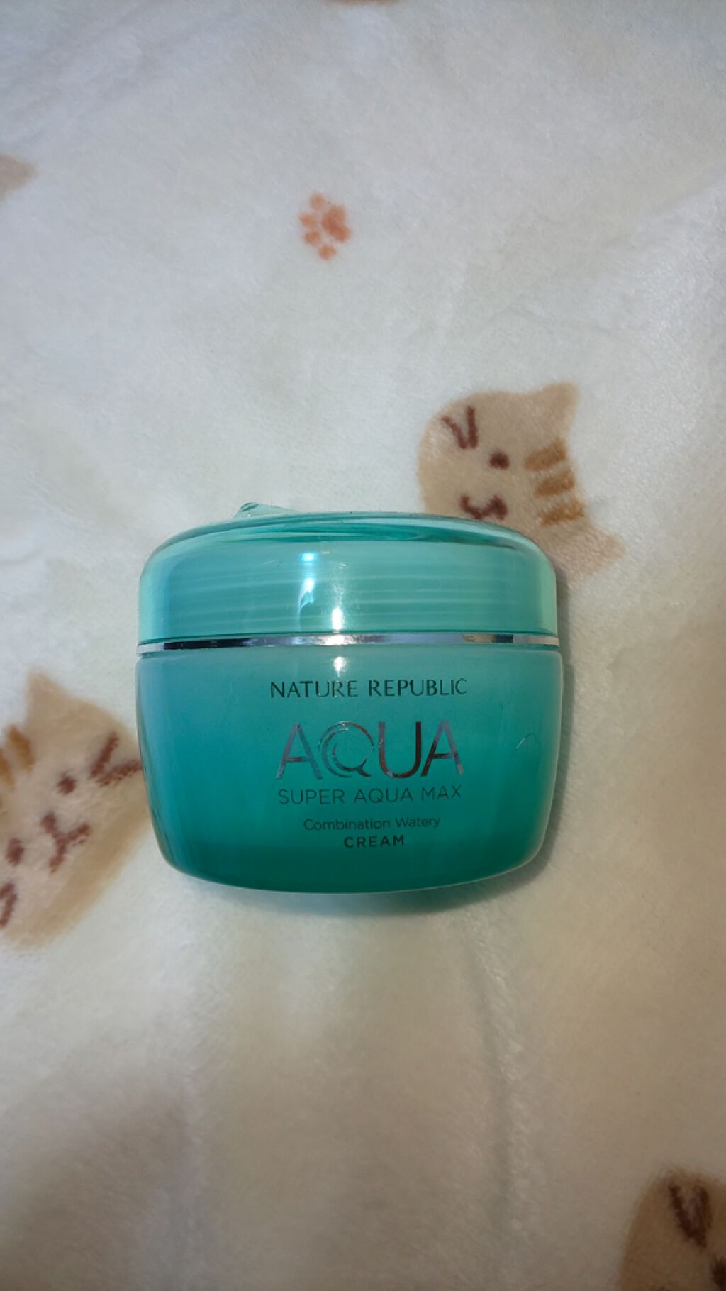 スーパーアクアマックス水分クリーム/ネイチャーリパブリック/フェイスクリームを使ったクチコミ(1枚目)
