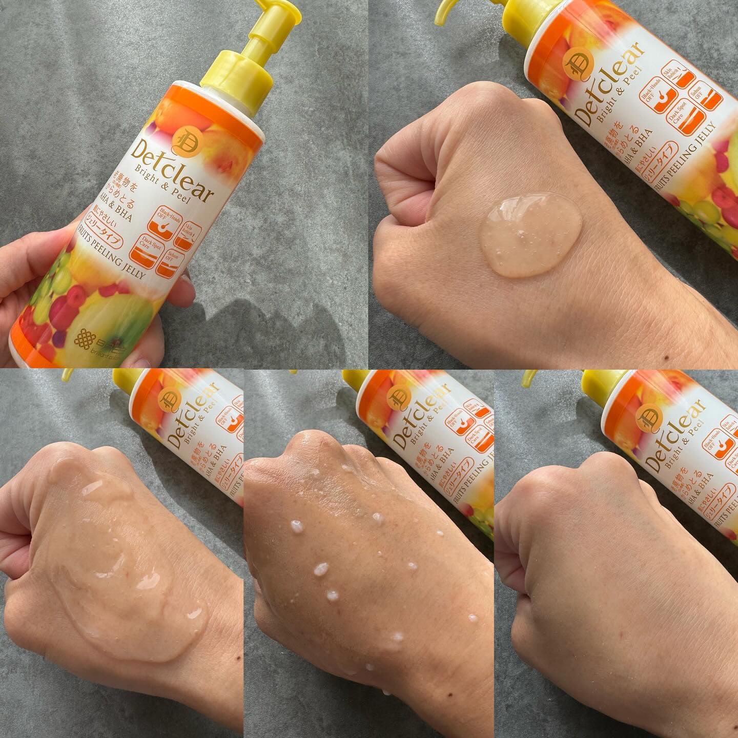 DETクリア ブライト＆ピール ピーリングジェリー<ミックスフルーツの香り> 180ml/Detclear/ピーリングを使ったクチコミ（3枚目）