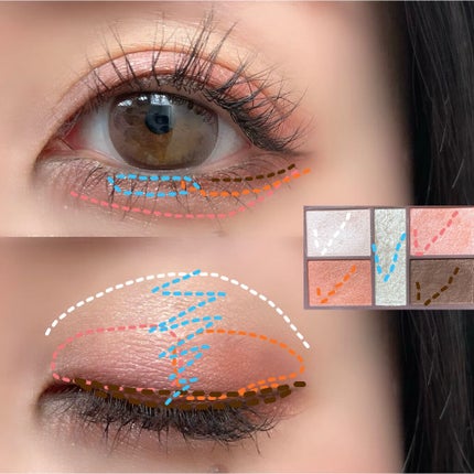 パーフェクトスタイリストアイズ/キャンメイク/アイシャドウパレットを使ったクチコミ(4枚目)