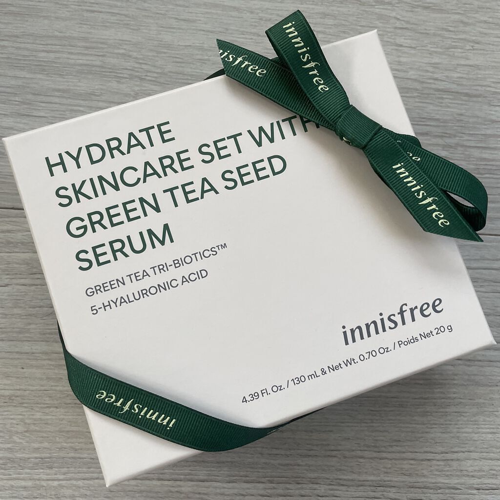 美容液一本分の値段で多めのサンプルついてくるお得なセット💖
今だけみたいなのでお早めに！

妹から誕生日プレゼントに頂きました🎁
グリーンティーシードシリーズは以前から愛用していてリピ3本目なのですが、なんとリニューアルしておりました�