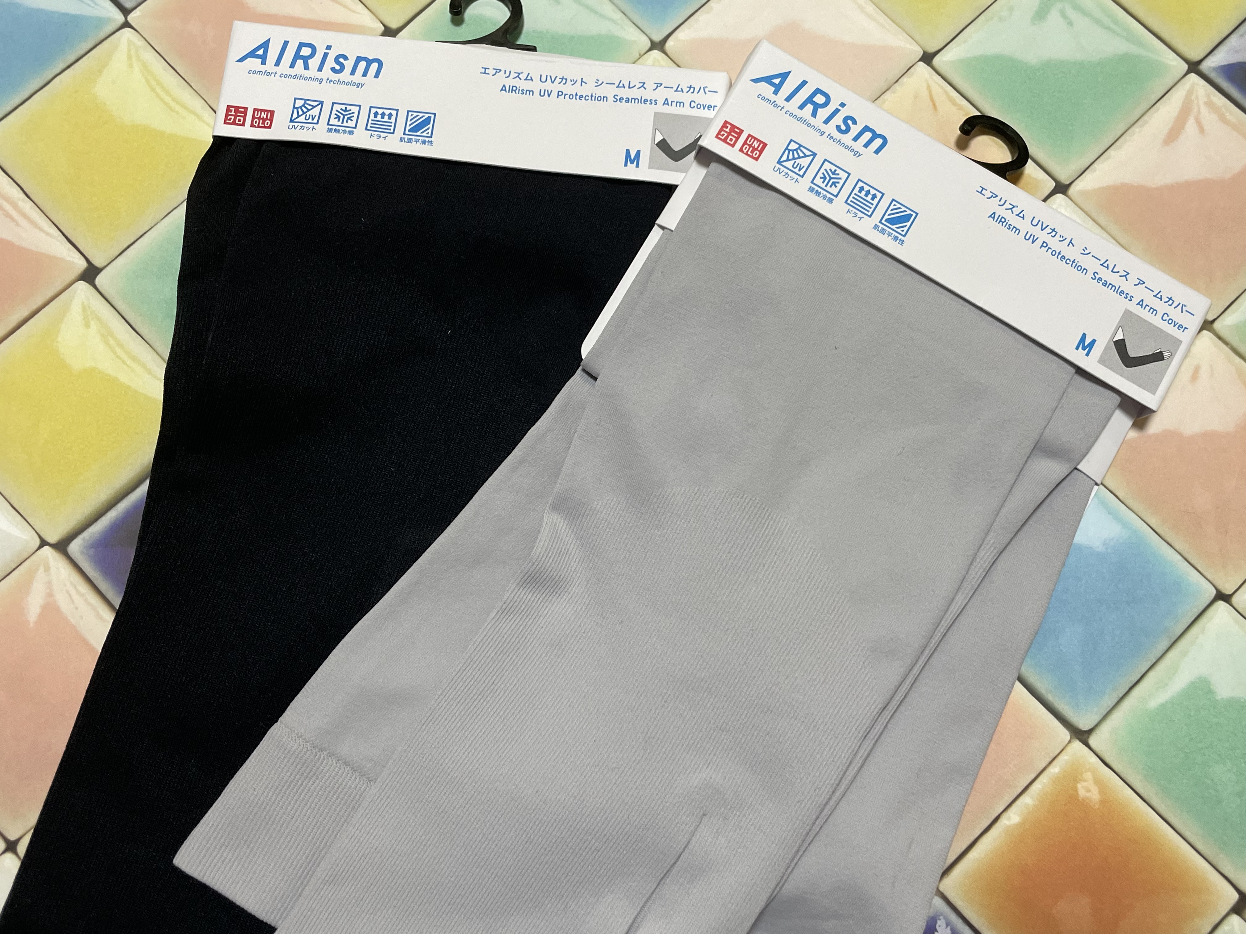 エアリズムUVカットシームレスアームカバー/ユニクロ/ボディグッズを使ったクチコミ（1枚目）