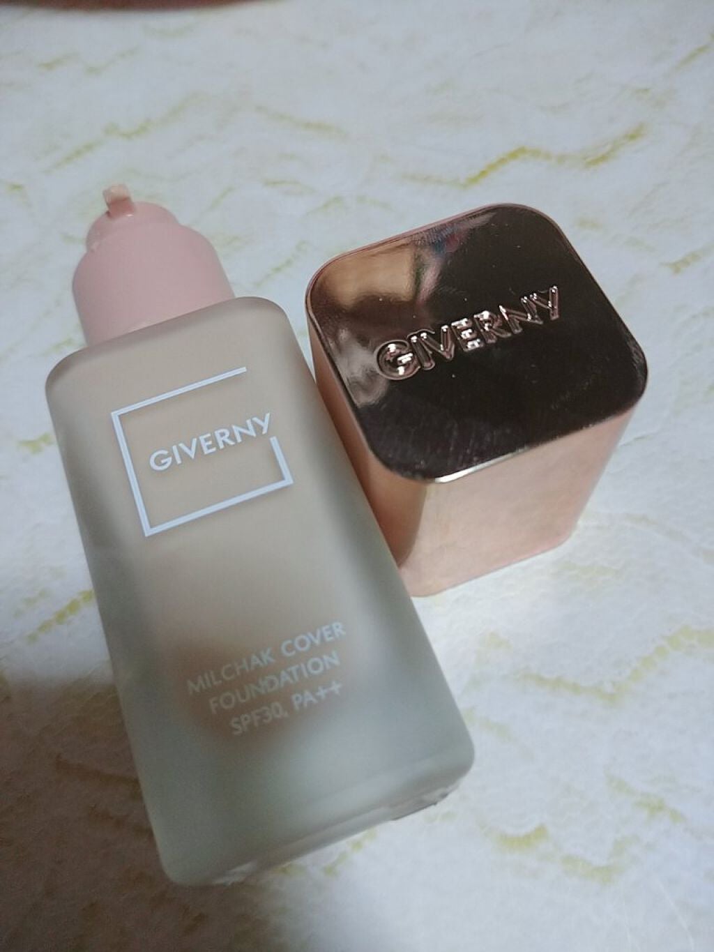 密着カバーファンデーション/GIVERNY/リキッドファンデーションを使ったクチコミ(1枚目)