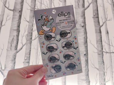 【ディズニー限定デザイン】ellips（エリップス）ヘアオイル シートタイプ8粒 (イエロー/トロピカルフルーツの香り)ミッキー/ellips/ヘアケア・スタイリングを使ったクチコミ（1枚目）