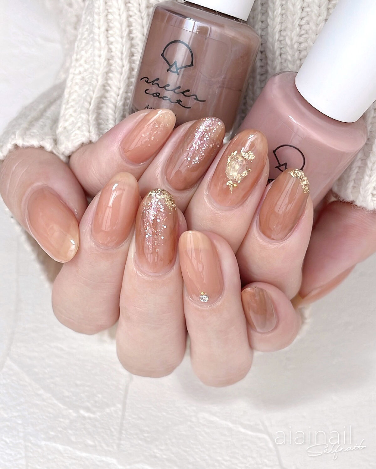 ネイルポリッシュ 14 シナモン/sopo/マニキュアを使ったクチコミ（3枚目）