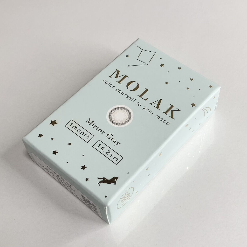 MOLAK 1month ミラーグレー/MOLAK/１ヶ月（１MONTH）カラコンを使ったクチコミ（2枚目）