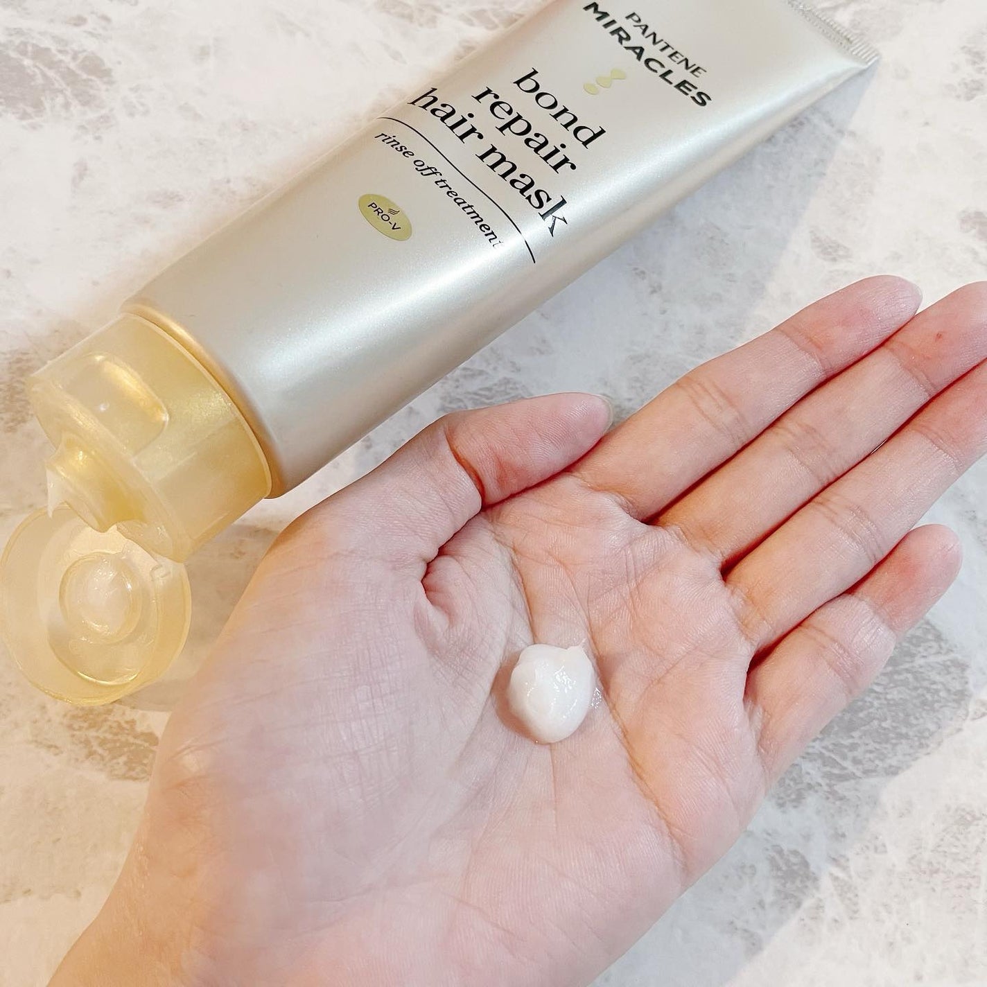 ミラクルズ ボンドリペア ヘアマスク/パンテーン/ヘアマスク・ヘアパックを使ったクチコミ(9枚目)