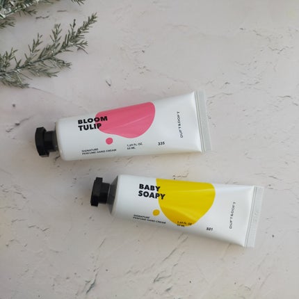 シグネチャーパフュームハンドクリーム ベビーソーピー/DUFT&DOFT/ハンドクリームを使ったクチコミ(1枚目)