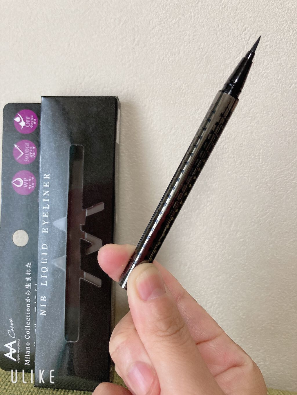 ニブ リクイドアイライナー BK1/ATSUSHI NAKASHIMA Cosme/リキッドアイライナーを使ったクチコミ（2枚目）