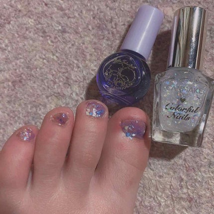 サンリオネイル/DAISO/マニキュアを使ったクチコミ(1枚目)