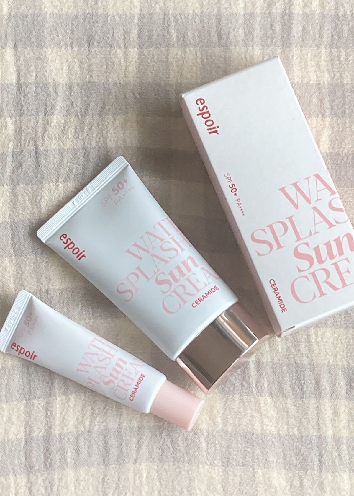 ウォータースプラッシュサンクリーム セラミド/espoir/日焼け止めクリームを使ったクチコミ(6枚目)