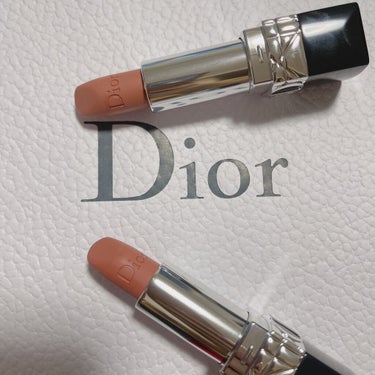 ルージュ ディオール 100 ヌード ルック マット/Dior/口紅を使ったクチコミ（1枚目）