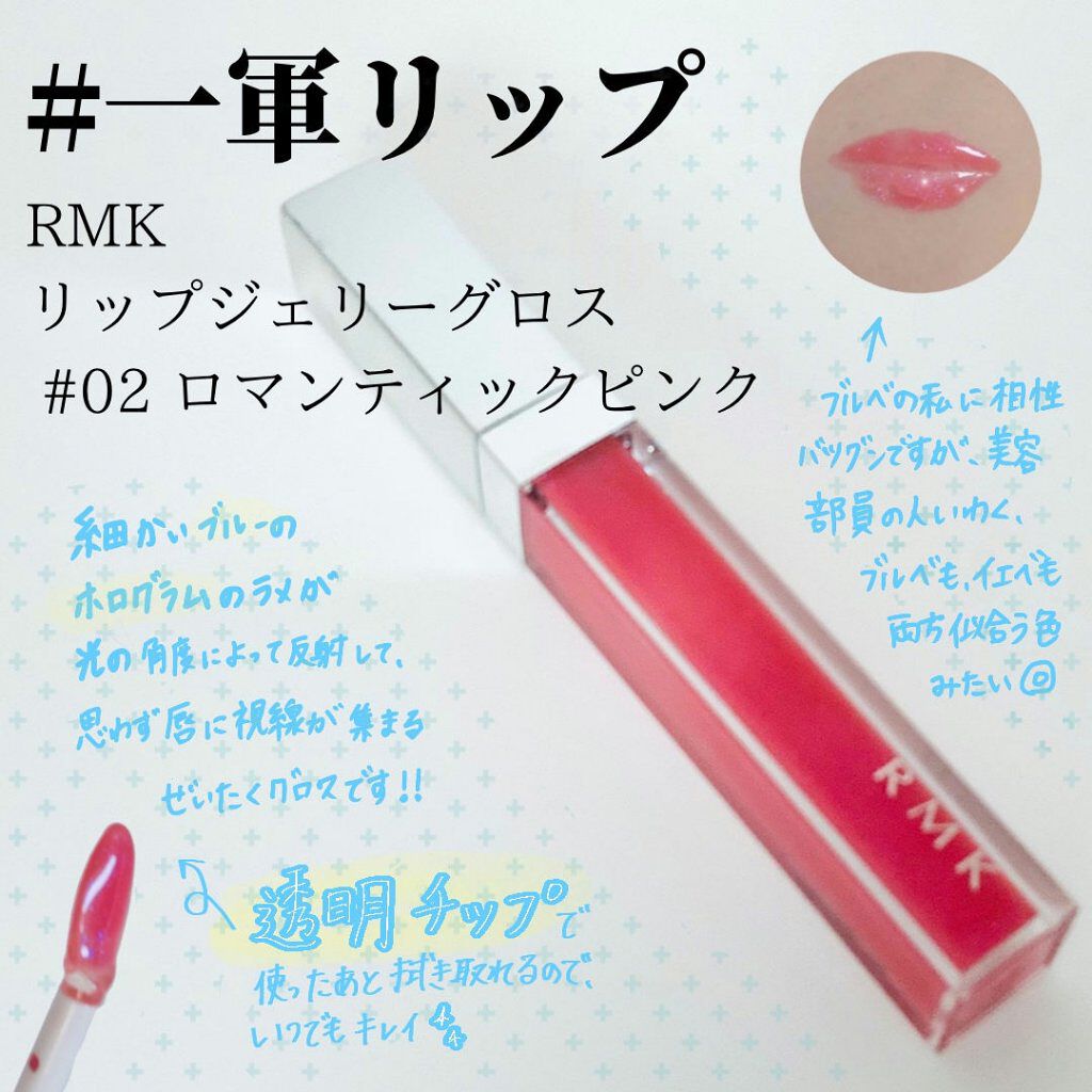 RMK リップジェリーグロス/RMK/リップグロスを使ったクチコミ（1枚目）