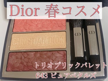 トリオ ブリック パレット＜ピュア グロウ＞/Dior/アイシャドウパレットを使ったクチコミ（1枚目）