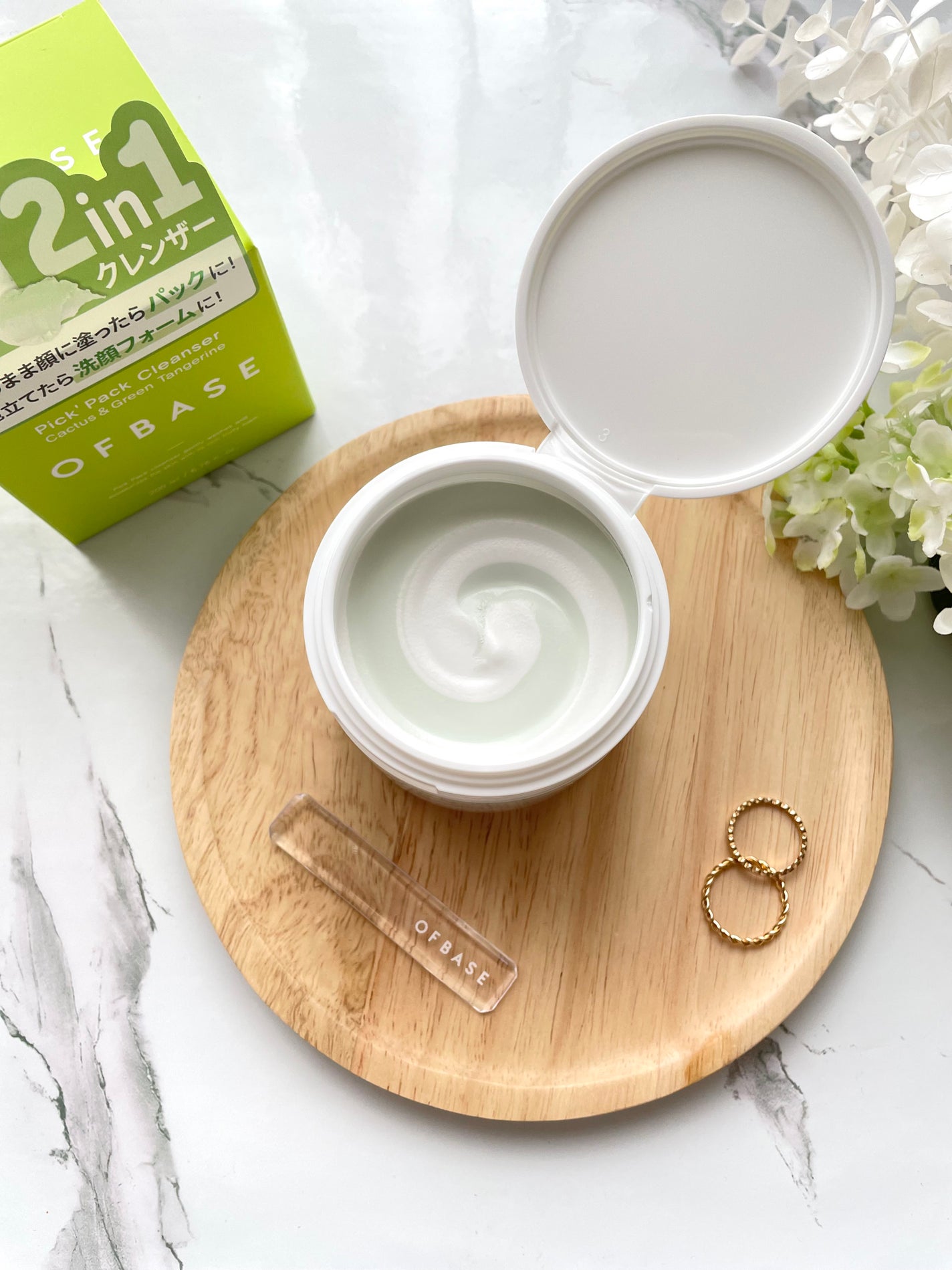ピックパック クレンザー サボテン&青みかん/OFBASE/洗い流すパック・マスクを使ったクチコミ(3枚目)