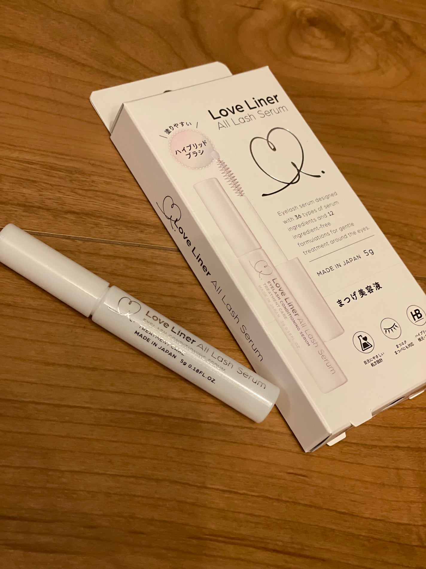 ラブ・ライナー オールラッシュ セラムR<まつげ美容液>/ラブ・ライナー/まつげ美容液を使ったクチコミ(1枚目)