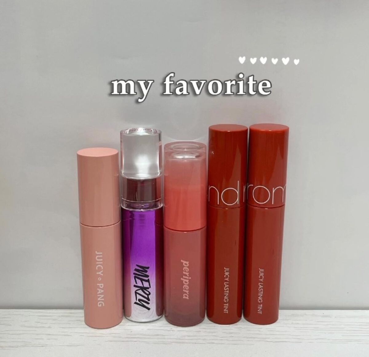 ジューシーラスティングティント/rom&nd/リップティントを使ったクチコミ（1枚目）