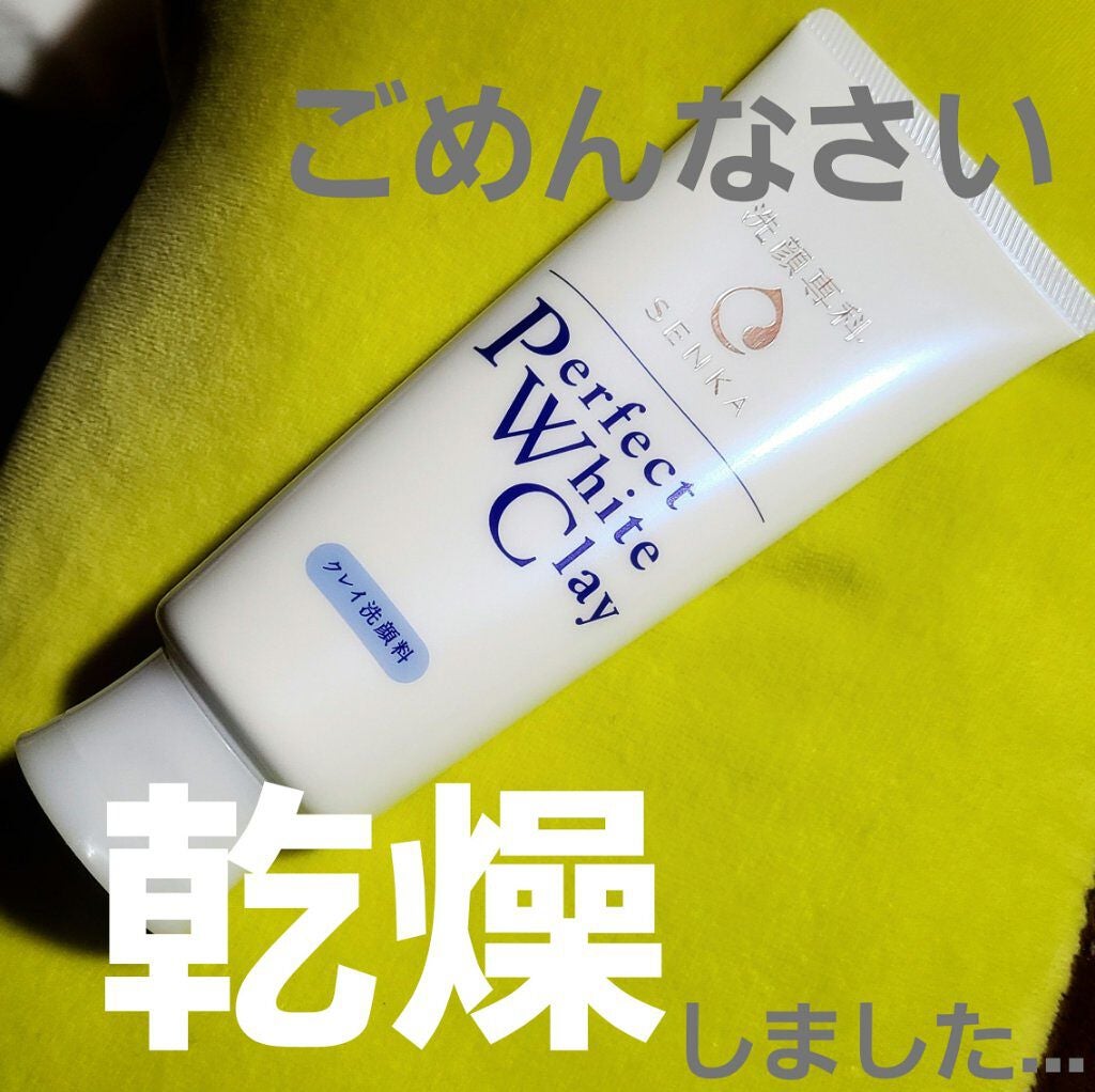 パーフェクトホワイトクレイ/SENKA(専科)/洗顔フォームを使ったクチコミ(1枚目)