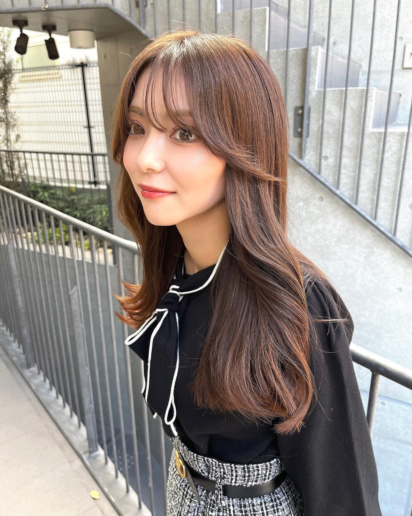 HARUNA on LIPS 「顔周りのカットと、シースルーバング✨✨#シースルーバング.シー..」(1枚目)