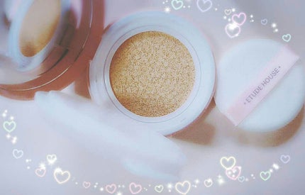 エニークッション オールデイパーフェクト/ETUDE/クッションファンデーションを使ったクチコミ(2枚目)