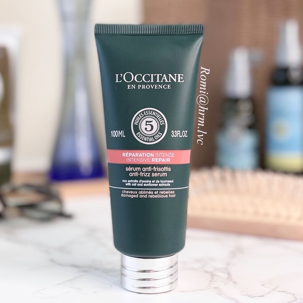 ファイブハーブス リペアリングヘアミルクセラム/L'OCCITANE/ヘアミルクを使ったクチコミ（1枚目）