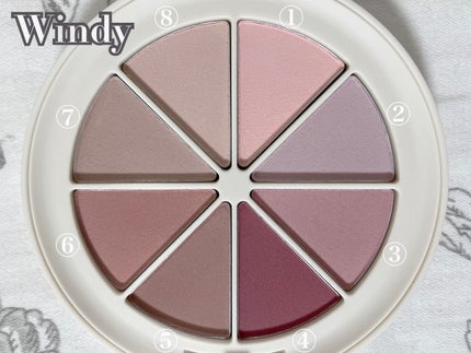 ミドルトーンアイシャドウコレクターパレット/Laka/アイシャドウパレットを使ったクチコミ(2枚目)