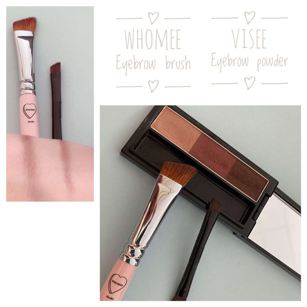 フーミー　アイブロウブラシ 熊野筆/WHOMEE/メイクブラシを使ったクチコミ（1枚目）