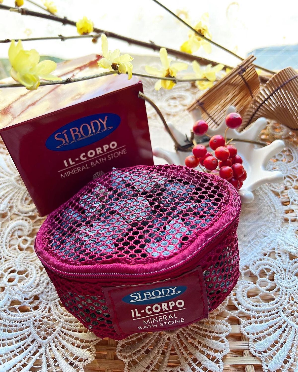 ミネラルバスストーン/イルコルポ/無機塩系入浴剤を使ったクチコミ（3枚目）