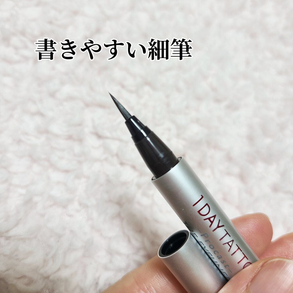 1DAY TATTOO プロキャスト ザ・アイライナー/K-パレット/リキッドアイライナーを使ったクチコミ(2枚目)