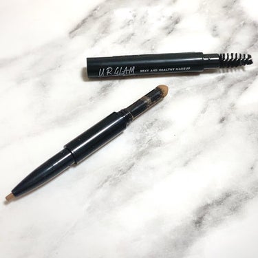 UR GLAM　3WAY EYEBROW PENCIL（3WAYアイブロウペンシル） キャメルブラウン/U R GLAM/アイブロウペンシルを使ったクチコミ（3枚目）