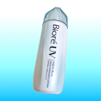 ビオレUV アクアリッチ アクアハイライトローション(水層ハイライトUV)/ビオレ/日焼け止めローションを使ったクチコミ(1枚目)