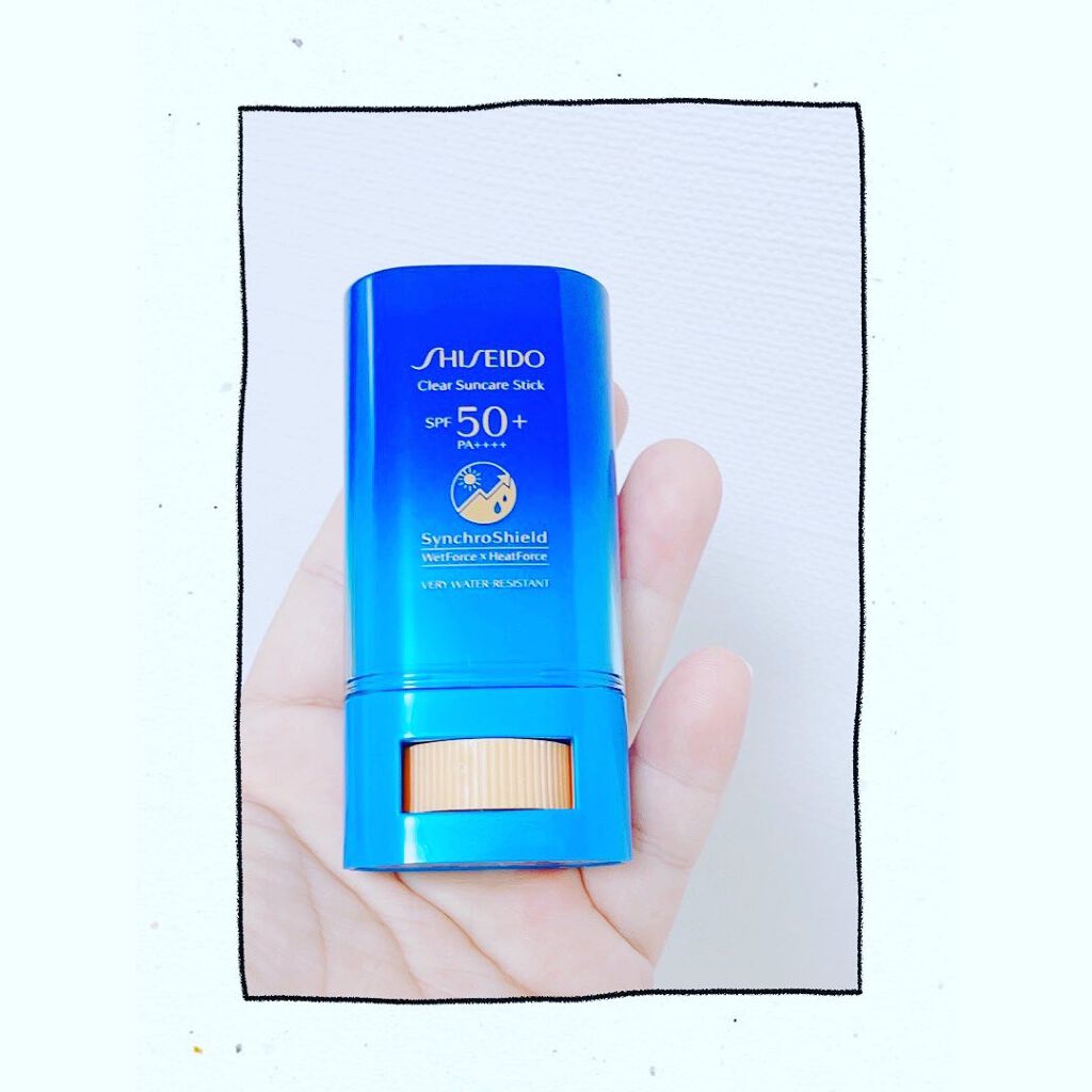 クリア サンケア スティック/SHISEIDO/日焼け止めスティックを使ったクチコミ(2枚目)