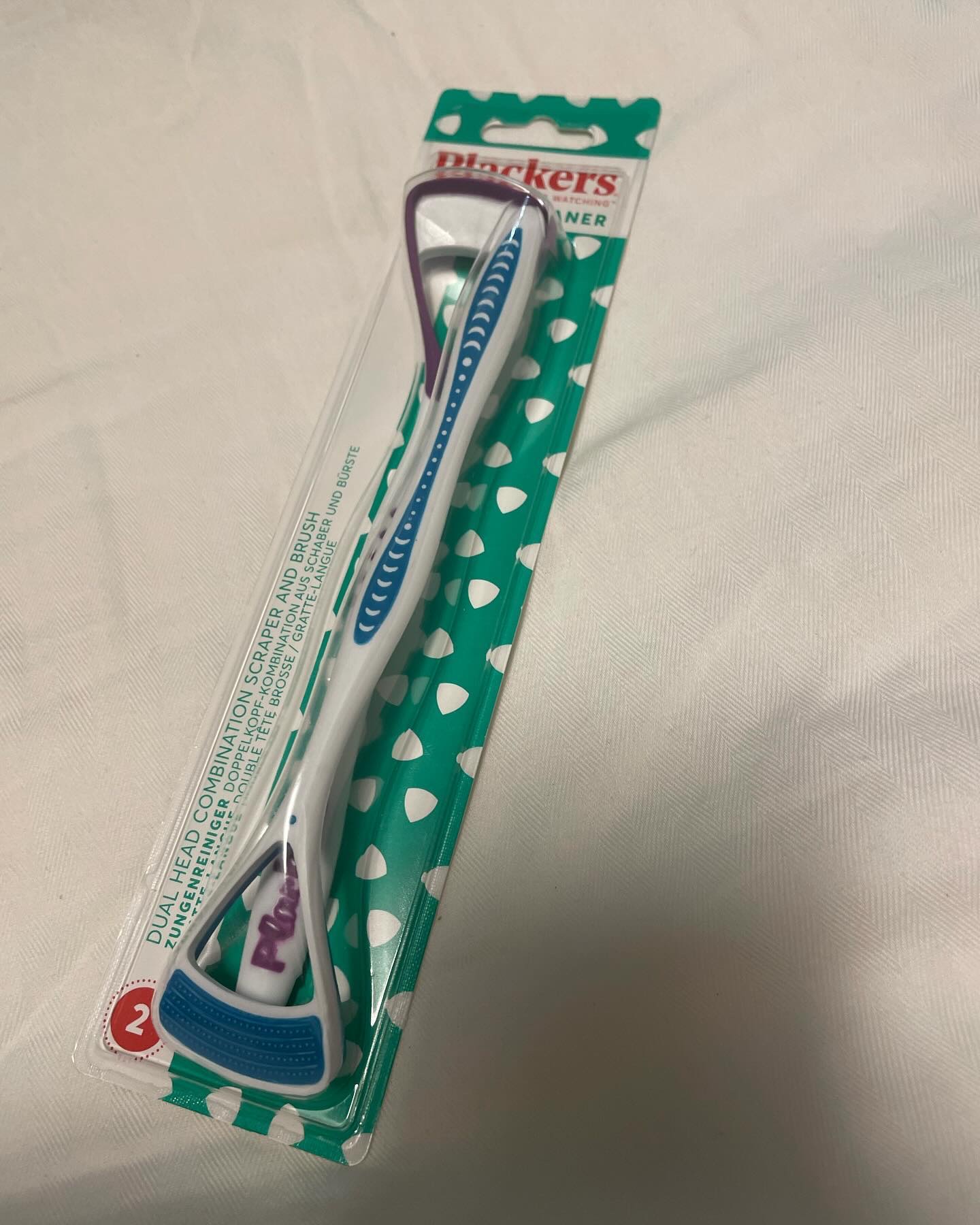 マイクロ舌クリーナー/Plackers®/その他オーラルケアを使ったクチコミ（2枚目）