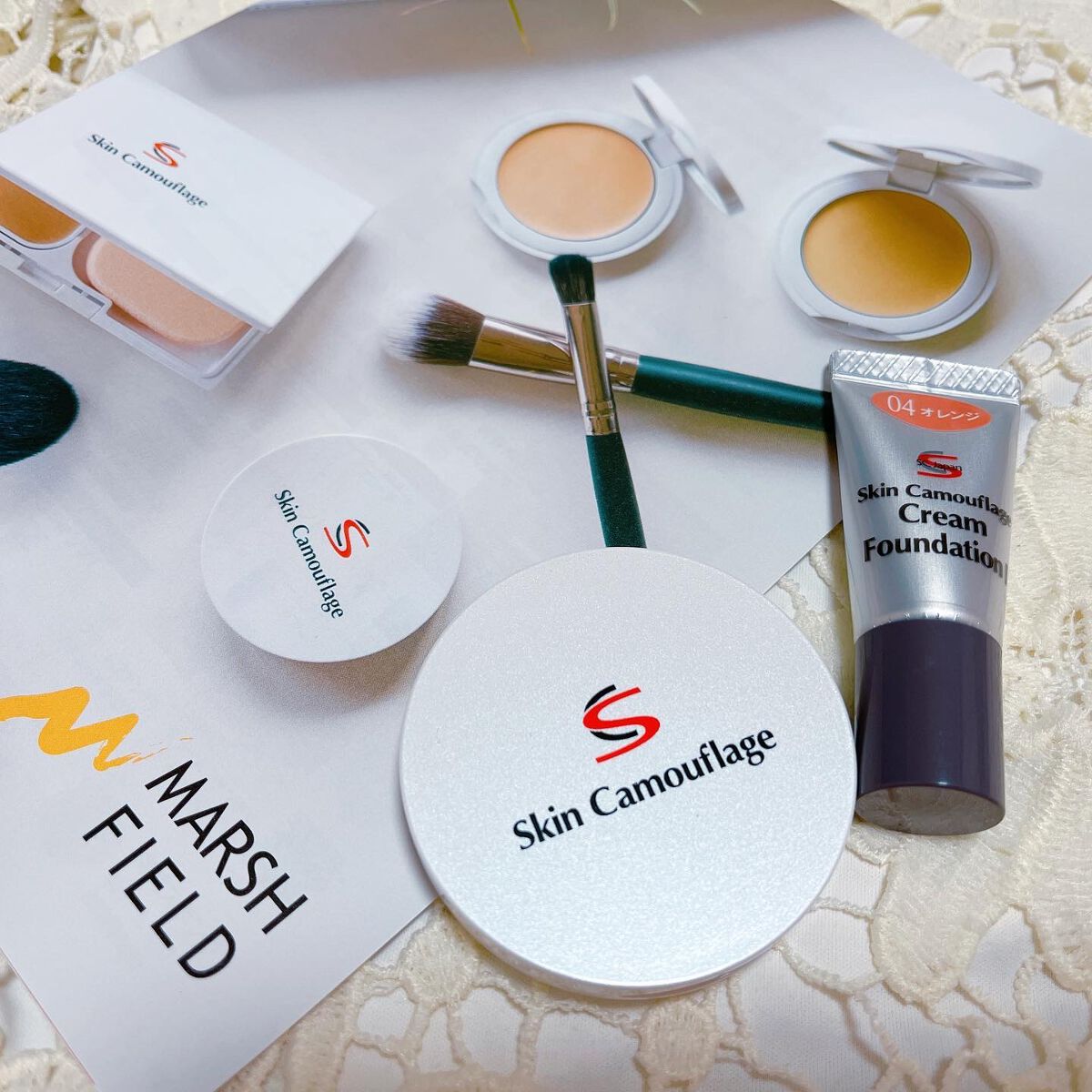マーシュフィールド SC クリームファンデI(インナーカラー)/マーシュ・フィールド/クリーム・エマルジョンファンデーションを使ったクチコミ(1枚目)