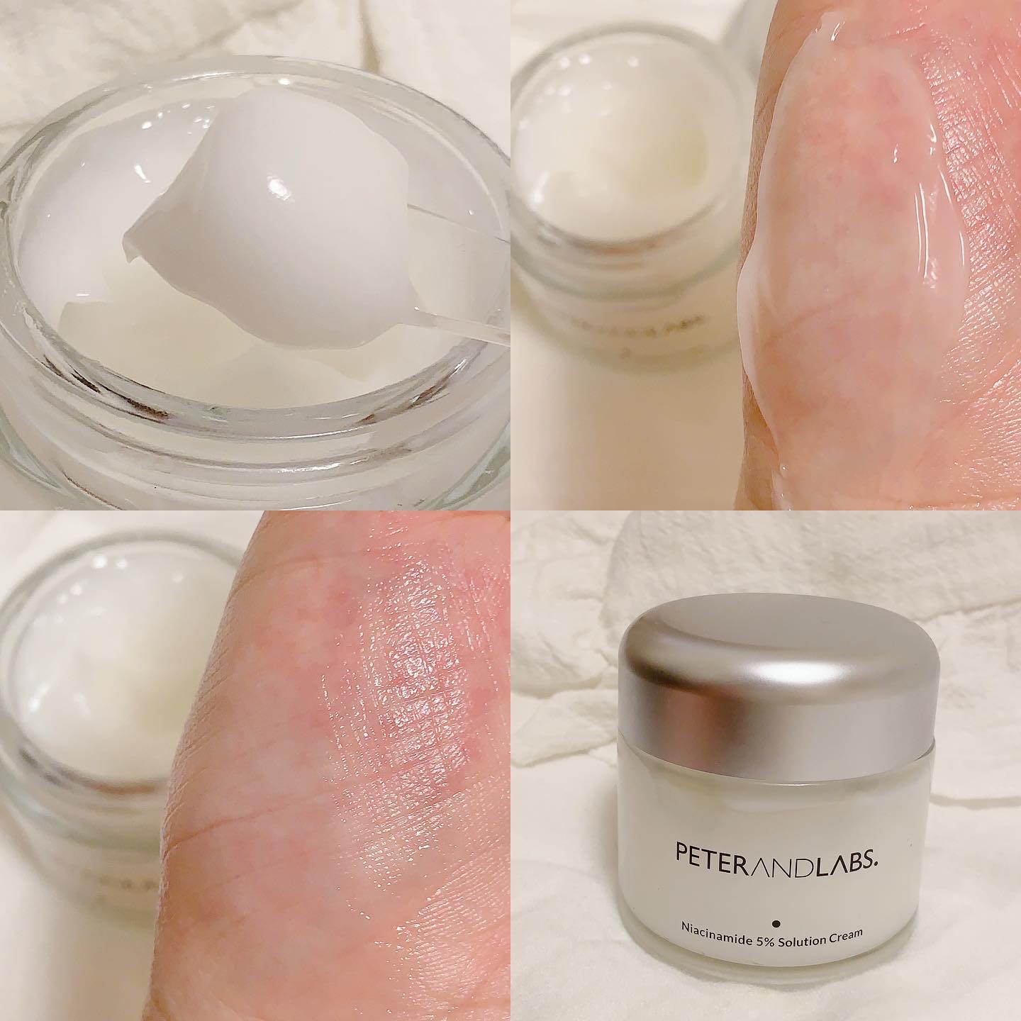 ナイアシンアミド5% ソリューション モイスチャークリーム/PETERANDLABS/フェイスクリームを使ったクチコミ（3枚目）