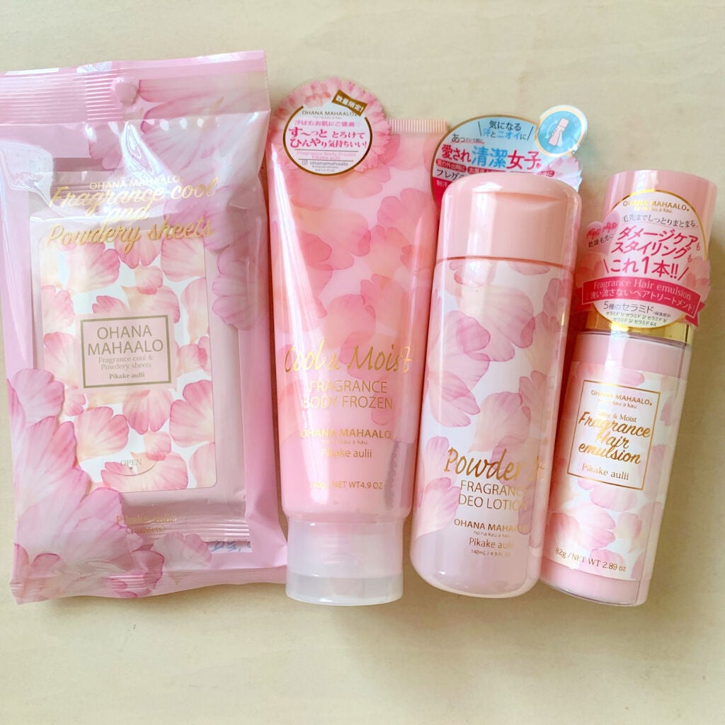 オハナ・マハロ フレグランスクール&パウダリーシート <ピカケ アウリィ>/OHANA MAHAALO/ボディシートを使ったクチコミ(1枚目)