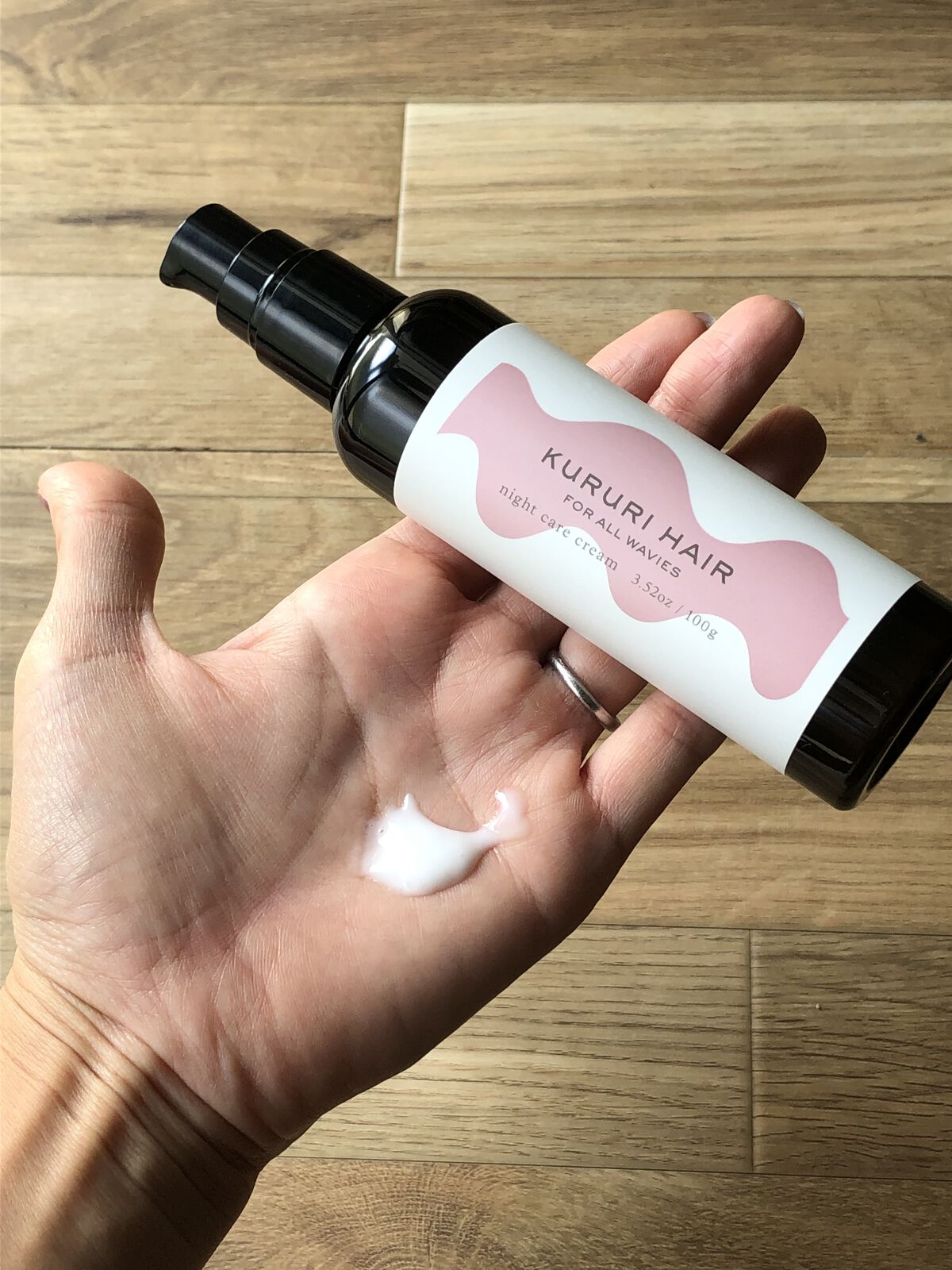クルリ ナイトケア クリーム/KURURI/アウトバストリートメントを使ったクチコミ（3枚目）