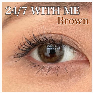 THEPIEL 247 WITH MEのクチコミ「
♡24/7 WITH ME 
カラー : BROWN

୨ෆ୧┈┈┈┈┈┈┈┈┈┈┈┈┈┈┈.....」（2枚目）