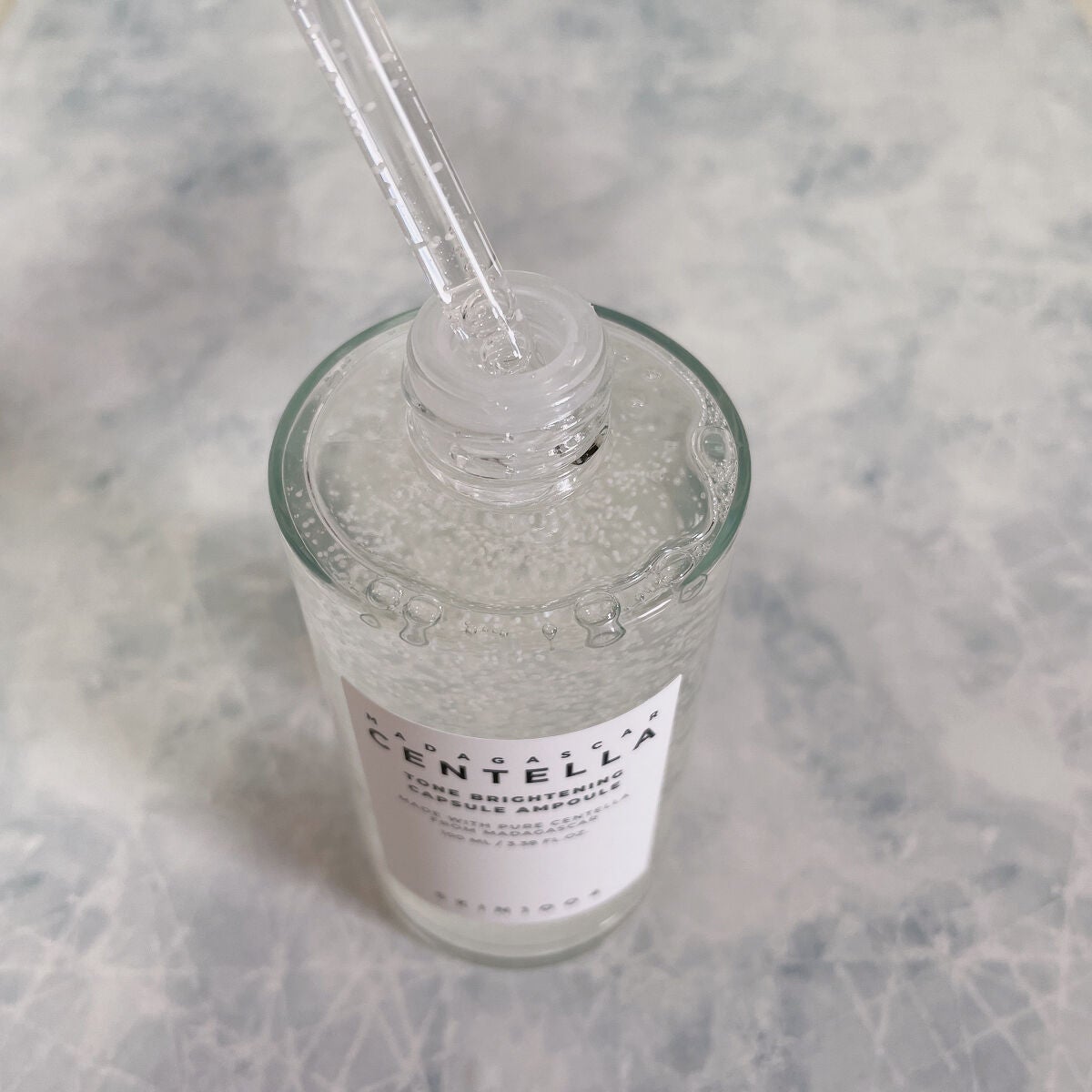 トーンブライトニング カプセルアンプル/SKIN1004/美容液を使ったクチコミ(3枚目)